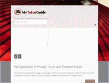 Tablet Screenshot of mytokyoguide.com